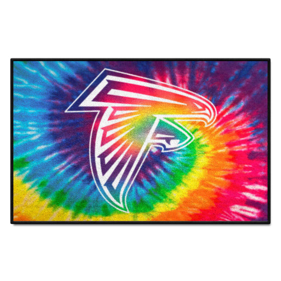 Atlanta Falcons Tie Dye Starter Mat Accent Rug - 19in. x 30in.