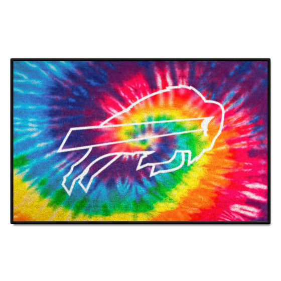 Buffalo Bills Tie Dye Starter Mat Accent Rug - 19in. x 30in.