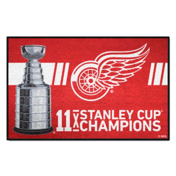 Detroit Red Wings Dynasty Starter Mat Accent Rug - 19in. x 30in.