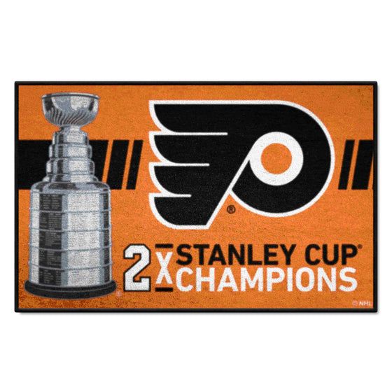 Philadelphia Flyers Dynasty Starter Mat Accent Rug - 19in. x 30in.