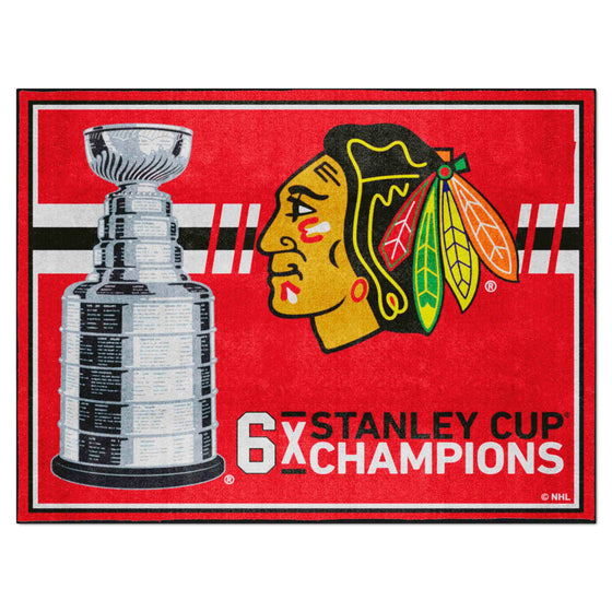 Chicago Blackhawks Dynasty 8ft. x 10ft. Plush Area Rug