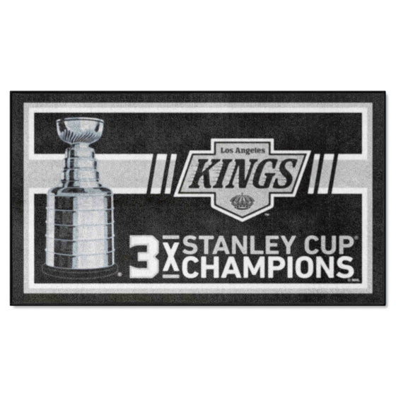 Los Angeles Kings Dynasty 3ft. x 5ft. Plush Area Rug