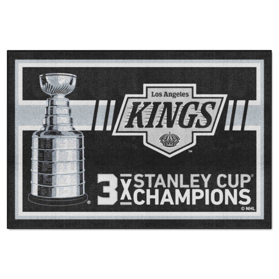 Los Angeles Kings Dynasty 5ft. x 8ft. Plush Area Rug