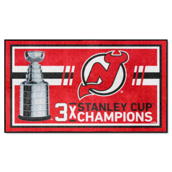 New Jersey Devils Dynasty 3ft. x 5ft. Plush Area Rug