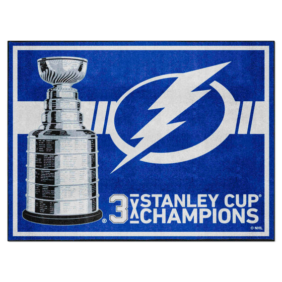 Tampa Bay Lightning Dynasty 8ft. x 10ft. Plush Area Rug