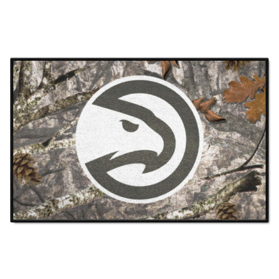 Atlanta Hawks Camo Starter Mat Accent Rug - 19in. x 30in.