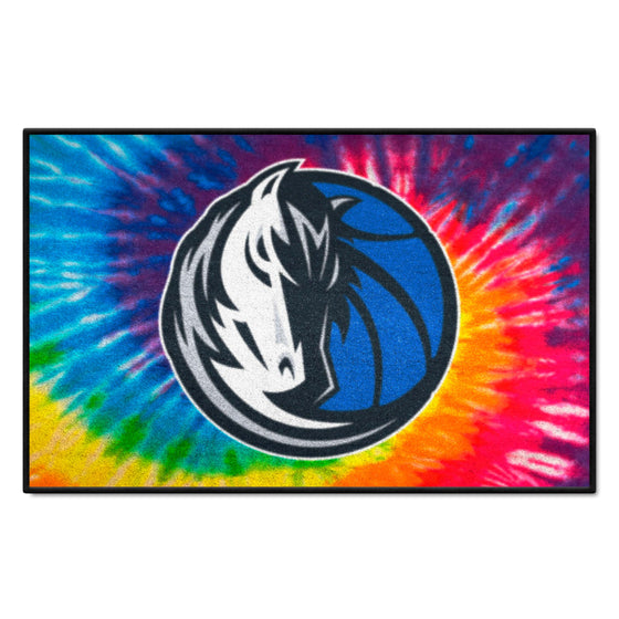 Dallas Mavericks Tie Dye Starter Mat Accent Rug - 19in. x 30in.