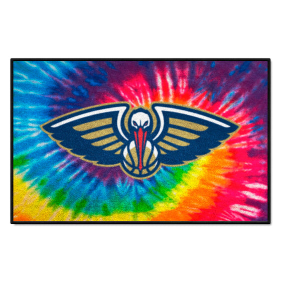 New Orleans Pelicans Tie Dye Starter Mat Accent Rug - 19in. x 30in.