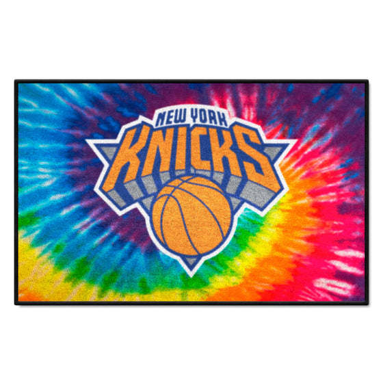 New York Knicks Tie Dye Starter Mat Accent Rug - 19in. x 30in.