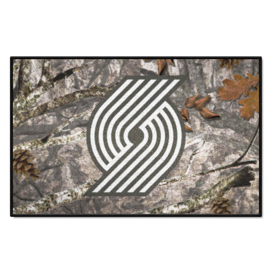 Portland Trail Blazers Camo Starter Mat Accent Rug - 19in. x 30in.