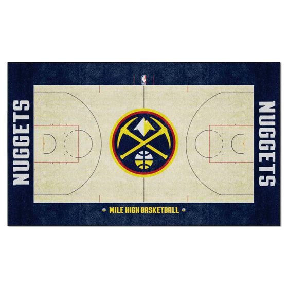 Denver Nuggets 6 ft. x 10 ft. Plush Area Rug