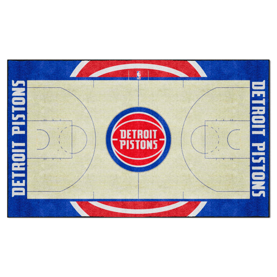 Detroit Pistons 6 ft. x 10 ft. Plush Area Rug