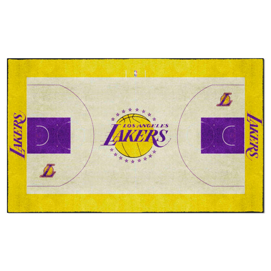 Los Angeles Lakers 6 ft. x 10 ft. Plush Area Rug