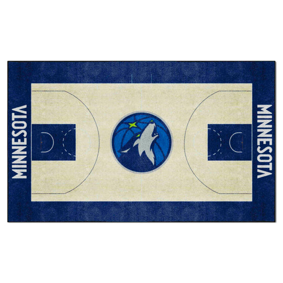 Minnesota Timberwolves 6 ft. x 10 ft. Plush Area Rug