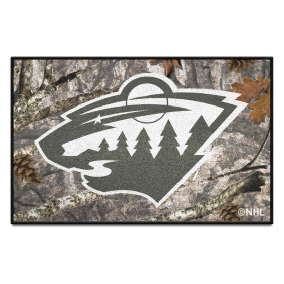 Minnesota Wild Camo Starter Mat Accent Rug - 19in. x 30in.