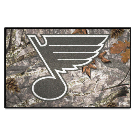 St. Louis Blues Camo Starter Mat Accent Rug - 19in. x 30in.