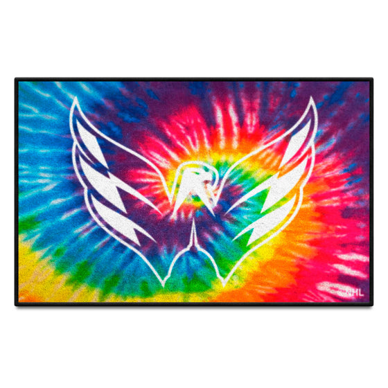 Washington Capitals Tie Dye Starter Mat Accent Rug - 19in. x 30in.