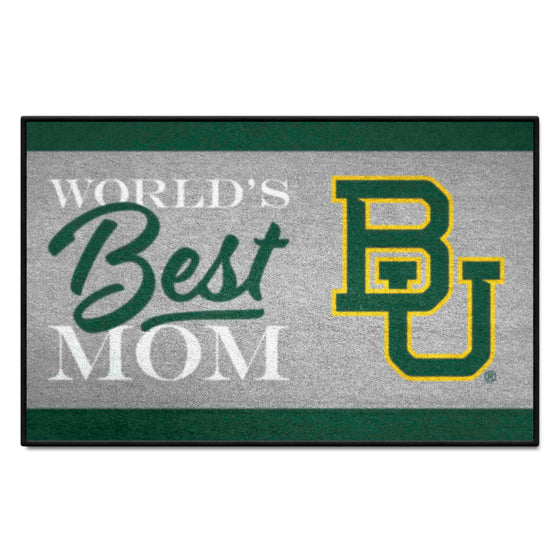 Baylor Bears World's Best Mom Starter Mat Accent Rug - 19in. x 30in.