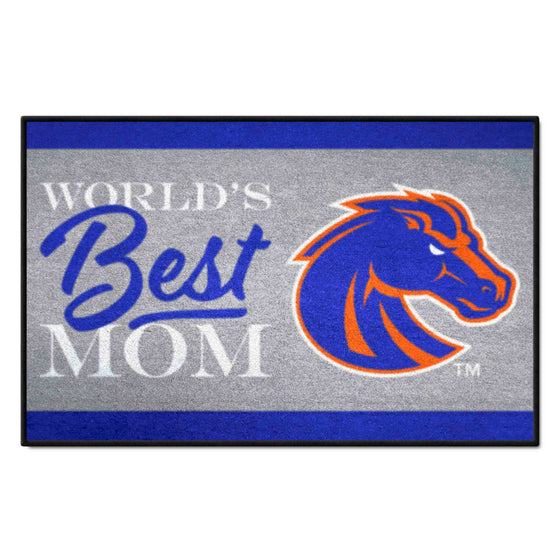 Boise State Broncos World's Best Mom Starter Mat Accent Rug - 19in. x 30in.