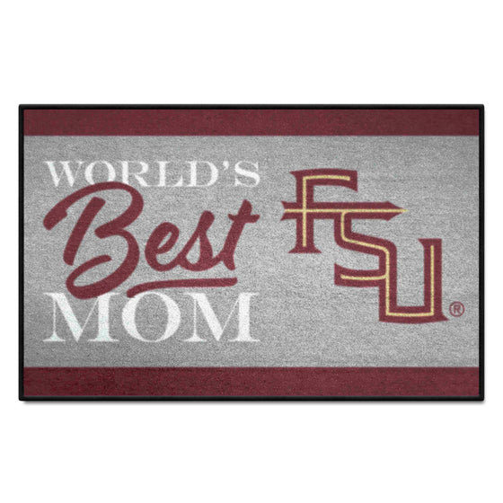 Florida State Seminoles World's Best Mom Starter Mat Accent Rug - 19in. x 30in.