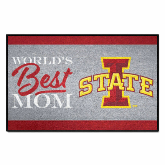 Iowa State Cyclones World's Best Mom Starter Mat Accent Rug - 19in. x 30in.