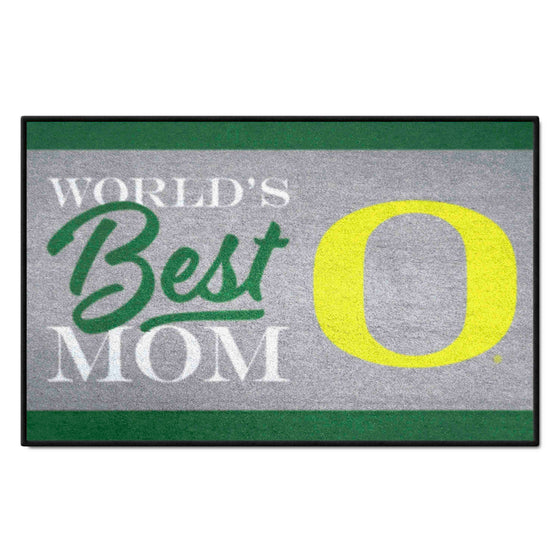 Oregon Ducks World's Best Mom Starter Mat Accent Rug - 19in. x 30in.