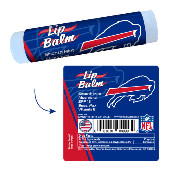 Buffalo Bills Smooth Mint SPF 15 Lip Balm