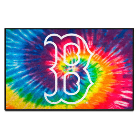 Boston Red Sox Tie Dye Starter Mat Accent Rug - 19in. x 30in.