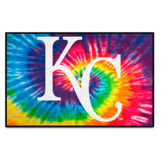 Kansas City Royals Tie Dye Starter Mat Accent Rug - 19in. x 30in.