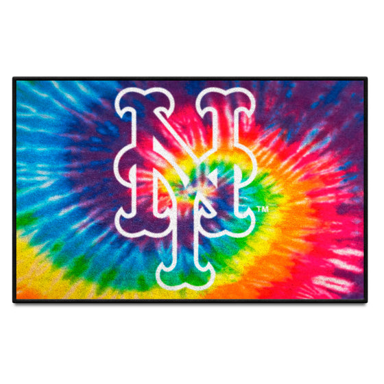 New York Mets Tie Dye Starter Mat Accent Rug - 19in. x 30in.