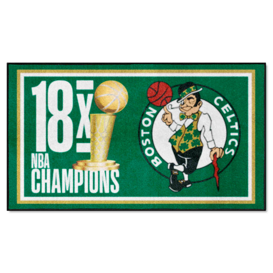 Boston Celtics Dynasty 3ft. x 5ft. Plush Area Rug