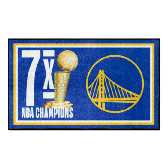 Golden State Warriors Dynasty 3ft. x 5ft. Plush Area Rug