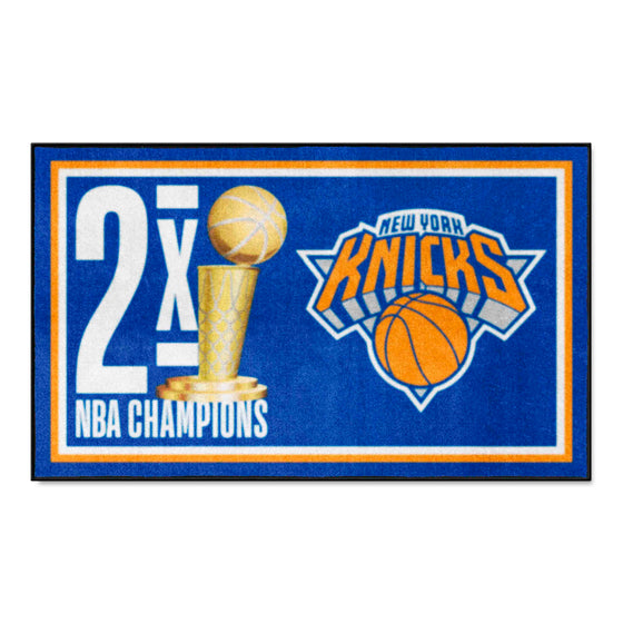 New York Knicks Dynasty 3ft. x 5ft. Plush Area Rug