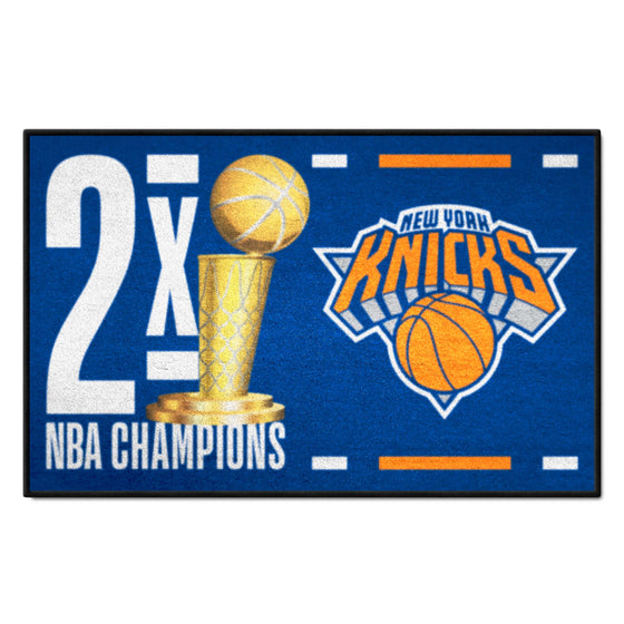 New York Knicks Dynasty Starter Mat Accent Rug - 19in. x 30in.