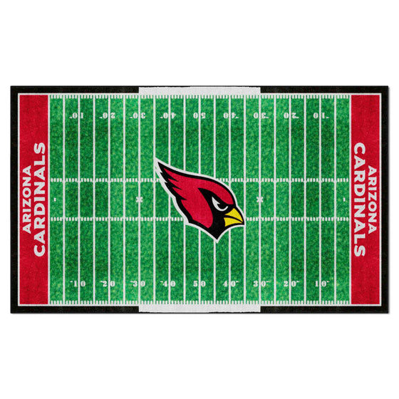 Arizona Cardinals 6 ft. x 10 ft. Plush Area Rug