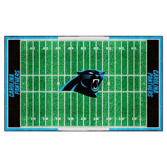 Carolina Panthers 6 ft. x 10 ft. Plush Area Rug