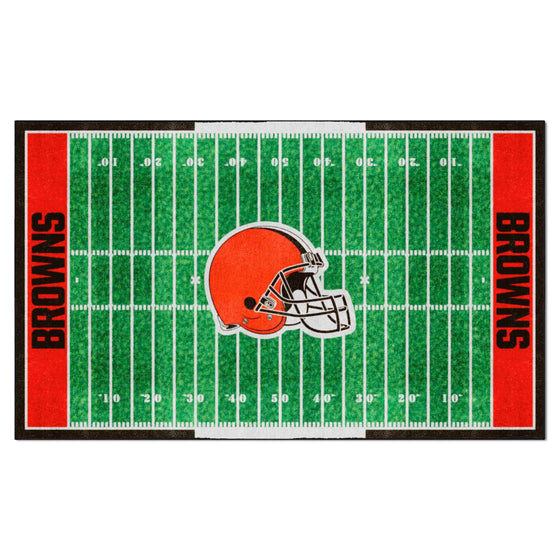 Cleveland Browns 6 ft. x 10 ft. Plush Area Rug