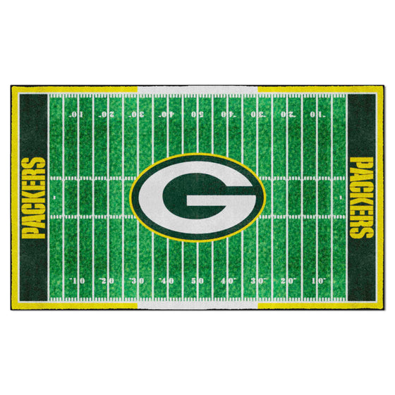 Green Bay Packers 6 ft. x 10 ft. Plush Area Rug