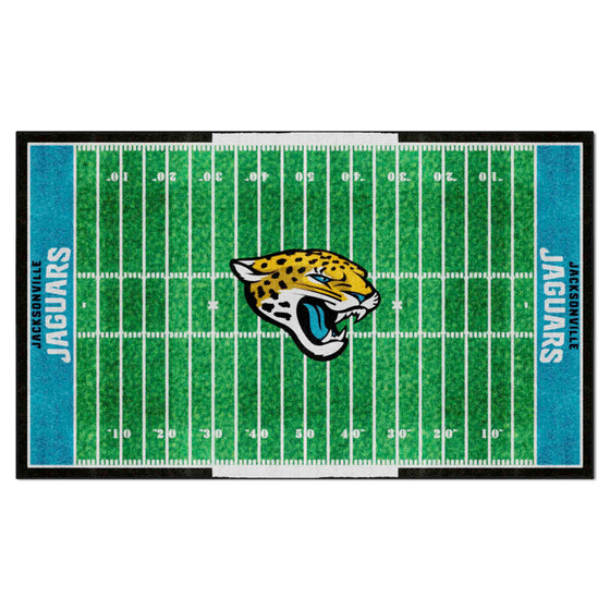 Jacksonville Jaguars 6 ft. x 10 ft. Plush Area Rug