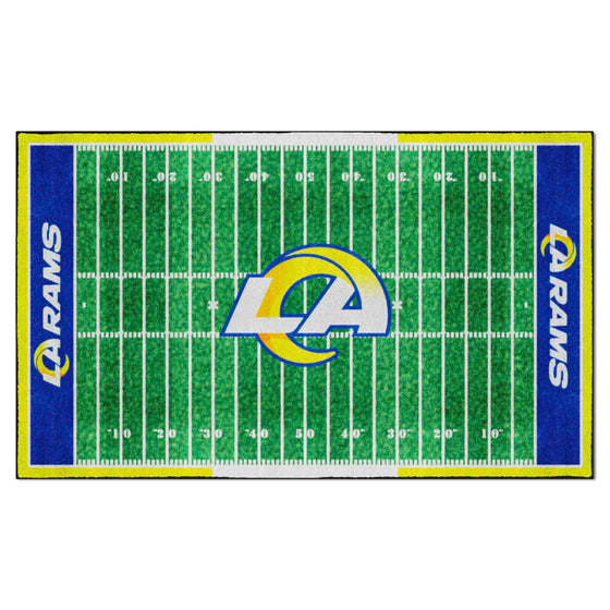 Los Angeles Rams 6 ft. x 10 ft. Plush Area Rug