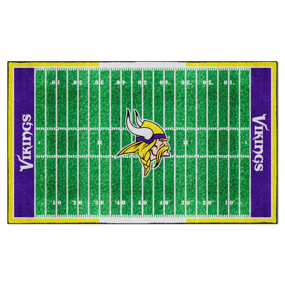 Minnesota Vikings 6 ft. x 10 ft. Plush Area Rug