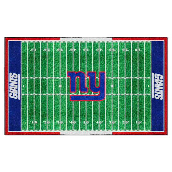 New York Giants 6 ft. x 10 ft. Plush Area Rug