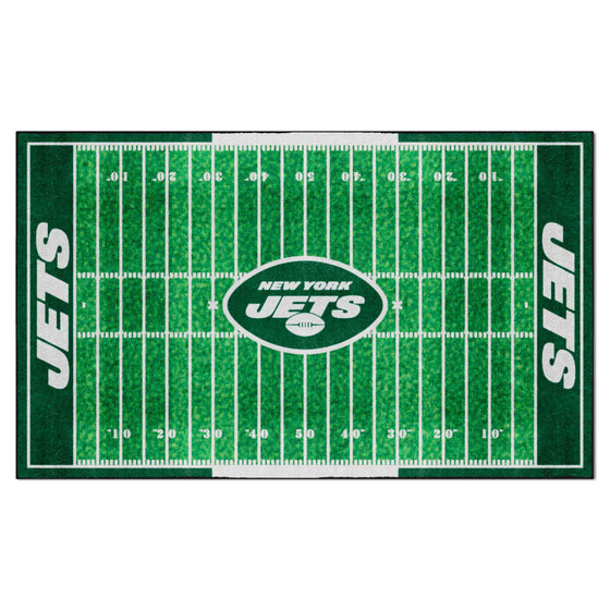 New York Jets 6 ft. x 10 ft. Plush Area Rug