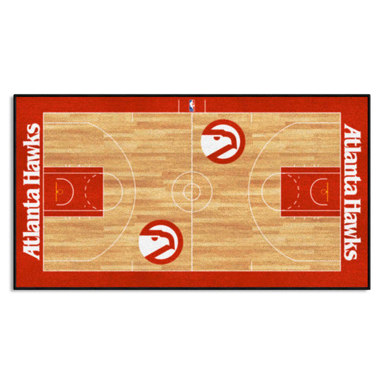 NBA Retro Atlanta Hawks Court Runner Rug - 24in. x 44in.