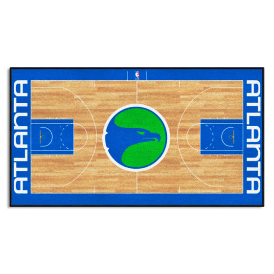 NBA Retro Atlanta Hawks Court Runner Rug - 24in. x 44in.