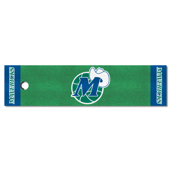 NBA Retro Dallas Mavericks Putting Green Mat - 1.5ft. x 6ft.