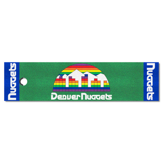 NBA Retro Denver Nuggets Putting Green Mat - 1.5ft. x 6ft.