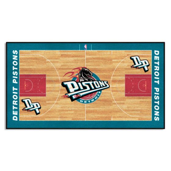 NBA Retro Detroit Pistons Court Runner Rug - 24in. x 44in.