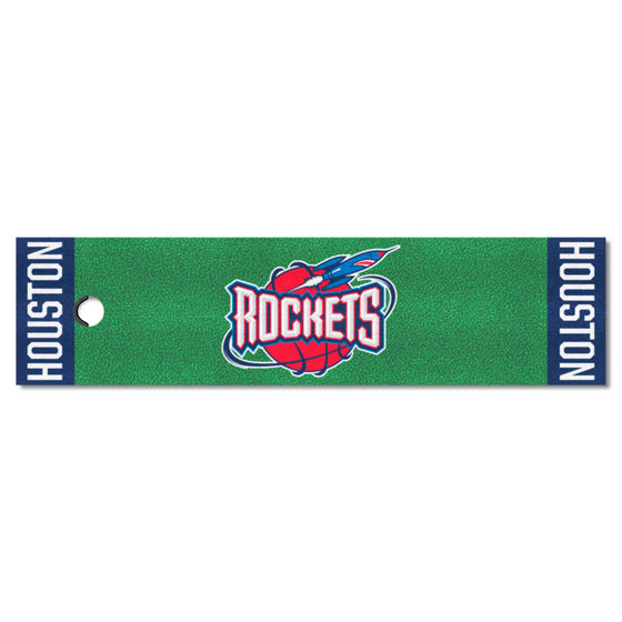 NBA Retro Houston Rockets Putting Green Mat - 1.5ft. x 6ft.