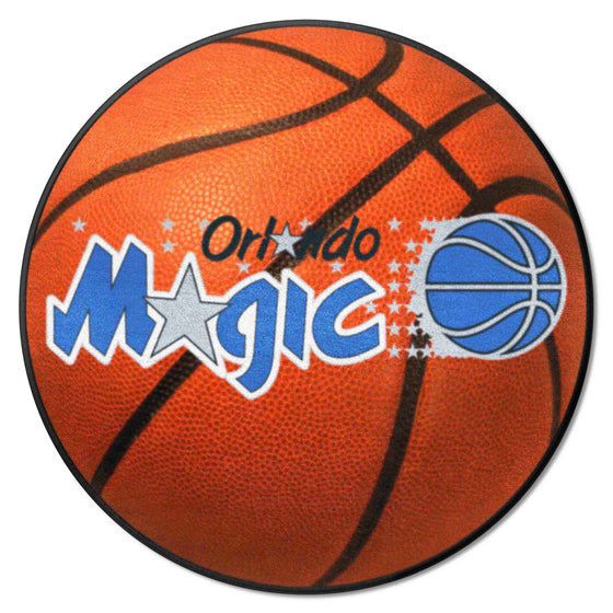 NBA Retro Orlando Magic Basketball Rug - 27in. Diameter